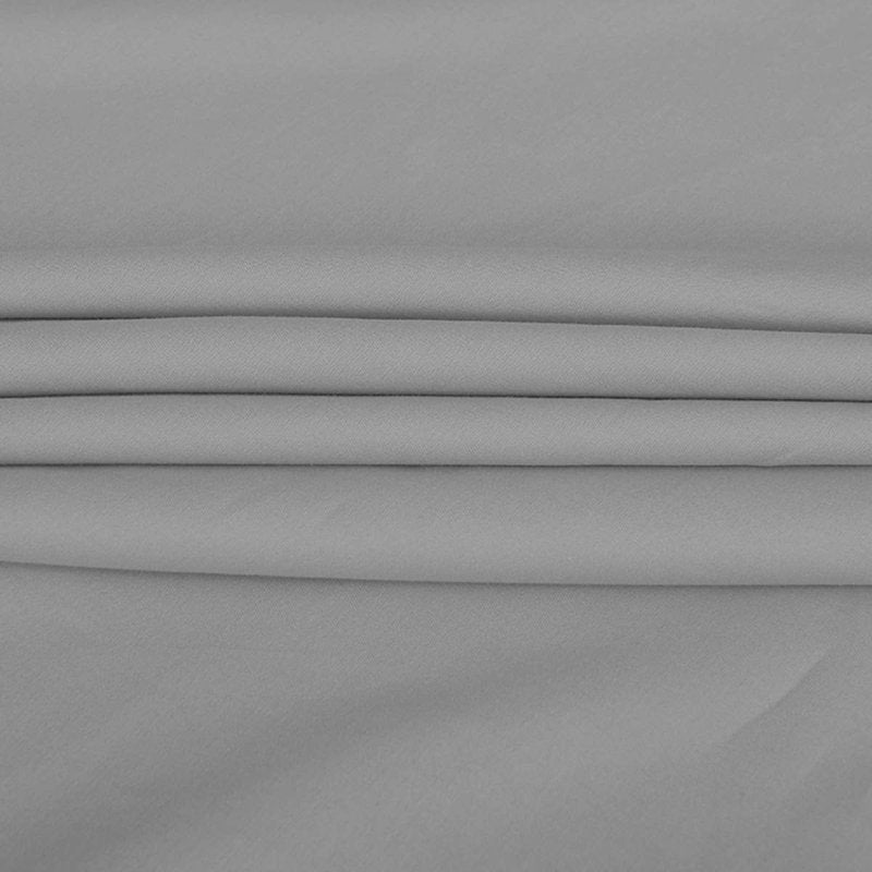 NHNHN Fitted Sheet-Deep Pockets-Soft Microfiber-Easy Care-Shrinkage and Fade Resistant-Fitted Sheets Queen Size for Girl Woman Teens Kids-Only 1 Fitted Sheet (Queen,Light Grey)