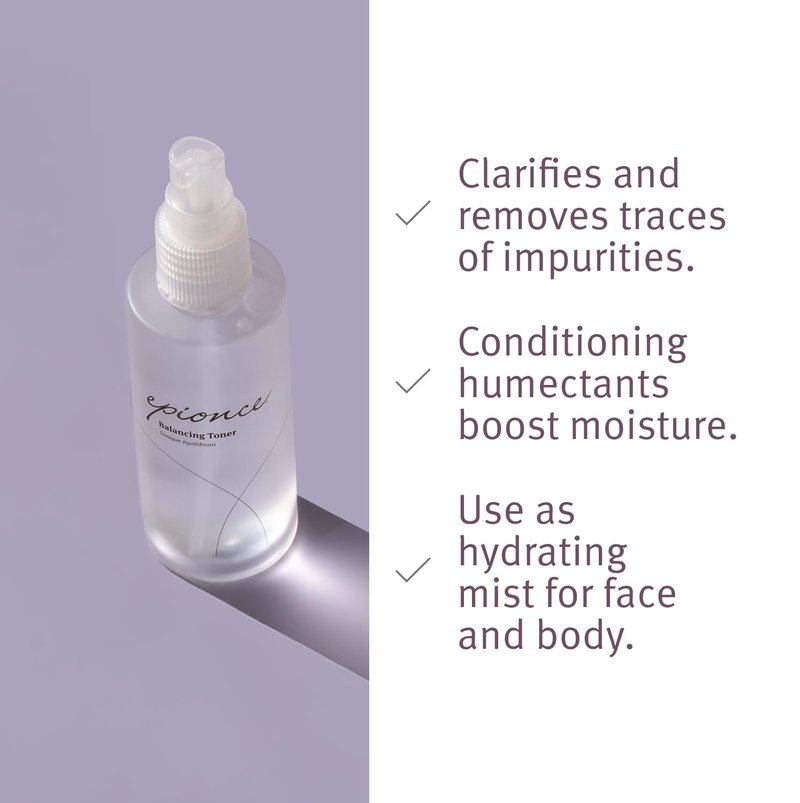 Epionce Balancing Toner - Facial & Body Toner, Alcohol-Free, pH Balanced Hydrating Formula, Cleanses Dirt, Oil & Makeup, Dermatologist Skincare