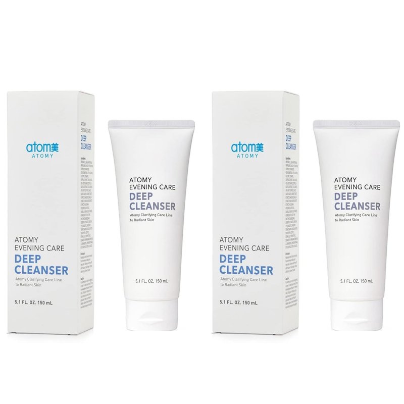 GASHINA STORY ATOMY Evening Care Deep Cleanser - 150ml x 2 pack, Facial Foam, Face Wash