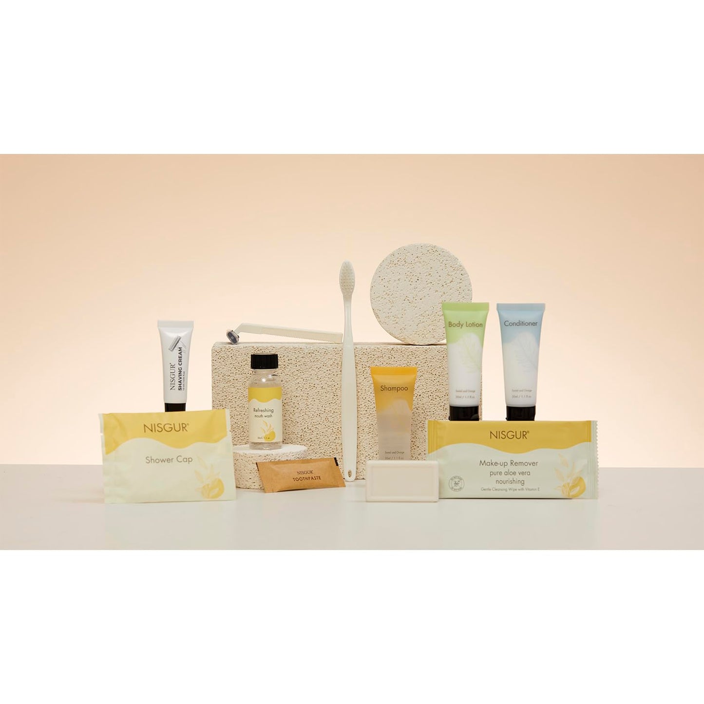 Travel Size Shampoo & Conditioner 2in1 Set 100 Pack 2 in 1 Shampoo and Conditioner Double Sealed Individually Wrapped Hotel Toiletries Bulk and Supplies for Guest