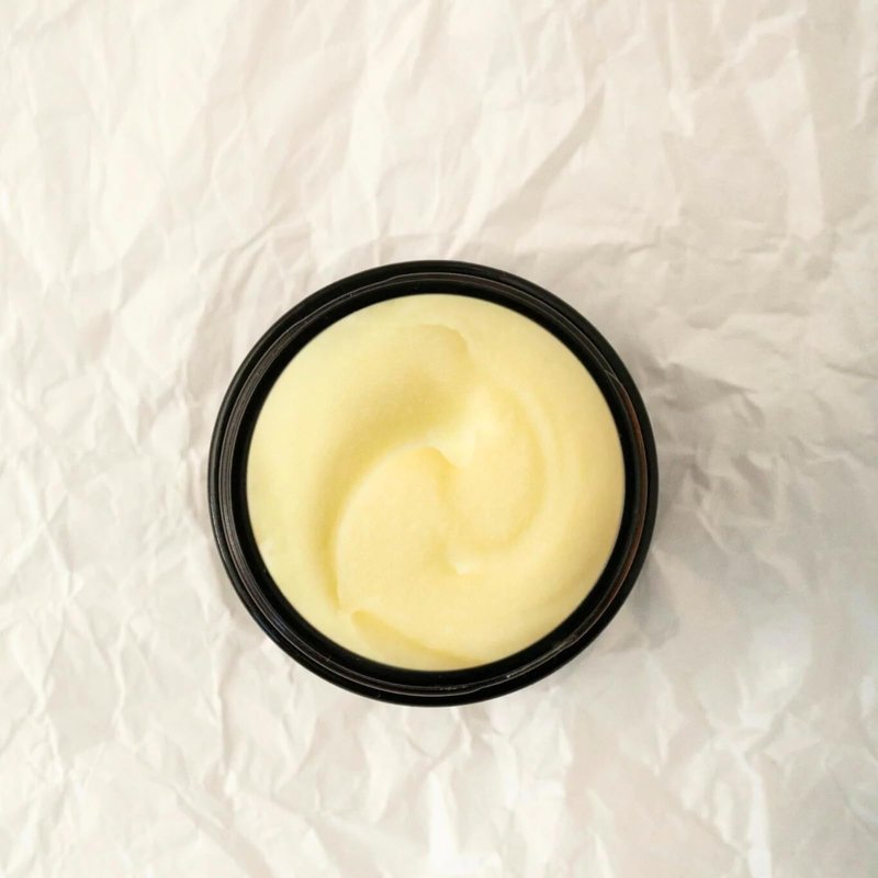 Summer Solace Tallow Family Balm Unscented with Light Cacao Butter | Moisturizing Leaf Lard, Pasture Raised Cattle Suet, Organic Pastured Nourishing Face & Body Balm for Parents 50ml