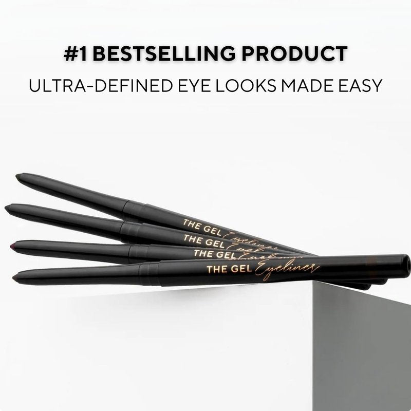 Shades By Shan The Gel Eyeliner, Long-Lasting Smudge-Proof Formula, Vegan, Brown Sugar