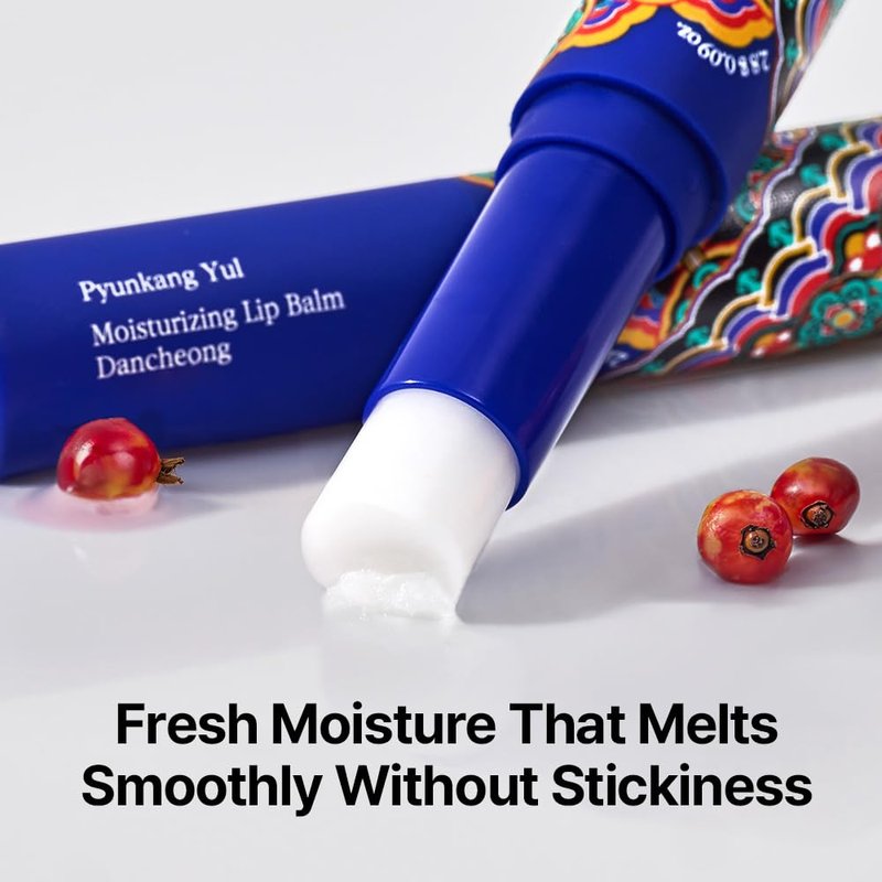 Pyunkang Yul PKY Dancheong Moisturizing Lip Balm for Dry & Sensitive Lips, Smooth Protective Care with Essential Oils, Korean Skincare (2.8 g / 0.1 Oz)