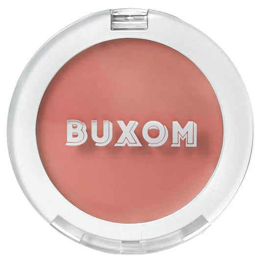 Buxom Plump Shot Blush - Peptide-Infused Cream-to-Powder, Lightweight Matte Finish | Buildable Medium Color