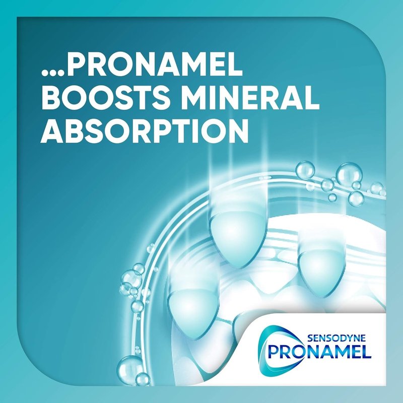 Sensodyne Pronamel Mineral Boost Enamel Toothpaste for Sensitive Teeth with Gentle Whitening Action - 2.7 Ounces (Pack of 4)