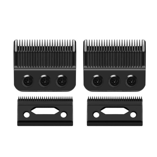 Professional 3 Hole Standard Clipper Replacement Blade Compatible with Wahl De*igner, Se*ior, Cordless De*igner, and Pilot clippers (Black) (2 Pack)