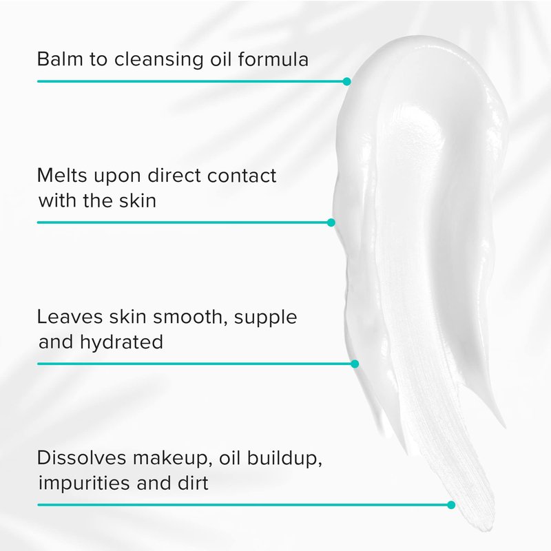 ClarityRx Balm It Off Facial Cleanser, Natural Plant-Based Pre-Cleanser for All Skin Types, Gently Dissolves Makeup, Dirt & Excess Oil (3 oz)