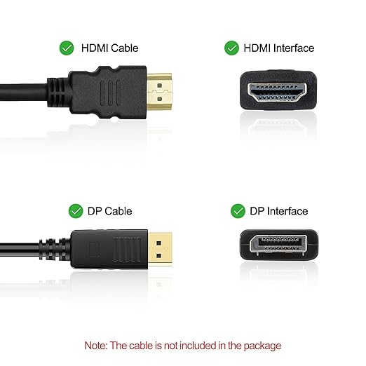 SUIDEK HDMI Displayport KVM Switch 2 Monitors 2 Computers - 4K@60Hz Aluminum with 3 USB 3.0 Ports Audio & Microphone Ports Share Dual Monitors Keyboard Mouse Printer - 2 USB Cable Controller Adapter