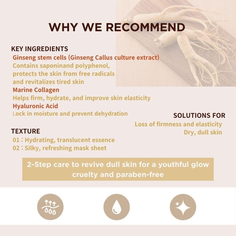 JAYJUN Collagen Skin Fit Mask (10 Sheets) – 2-Step All in one Hydration & Firming Ritual with Hyaluronic Acid & Marine Collagen 0.84 fl. oz.