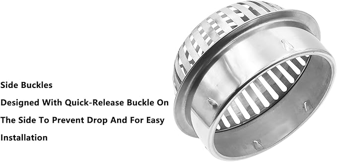Roof Floor Drain,SAFYY 304 Stainless Steel Roof Drain Dome,Balcony Roof Dome Drain Cover,Yard Outdoor Anti Blocking Strainer,Gardens Gutter Cleaning Tool,Rain Bucket Drainage Parts (1, 160mm/6.3")