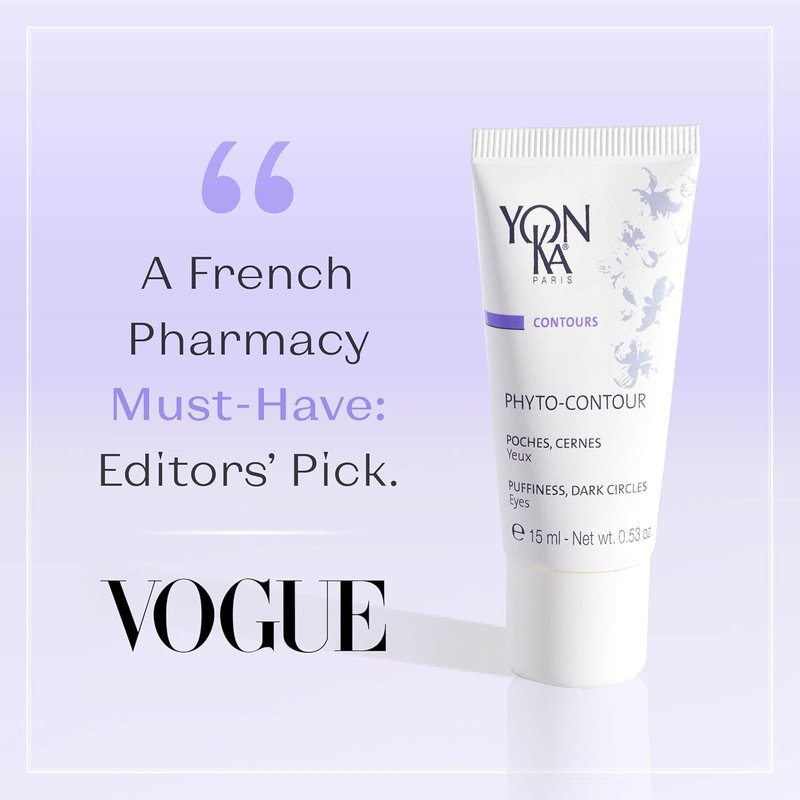 Yon-Ka Phyto-Contour Eye Cream - Anti-Aging Formula with Rosemary Extract | Reduces Puffiness & Dark Circles | 0.5 fl oz