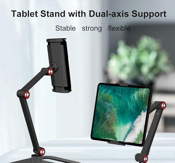 Hosann Century Tablet Stand Holder, Stable Portable Space-Saving Multi-Device Holder for Home, Office, Kitchen