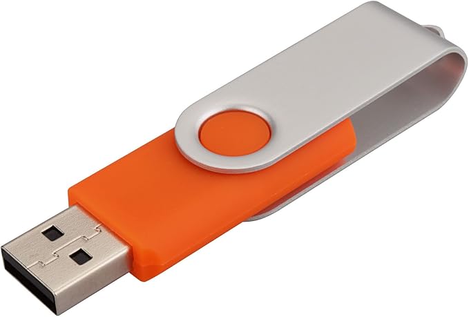 KALSAN 20 Pack 8GB USB Flash Drives 2.0 Memory Stick - Orange