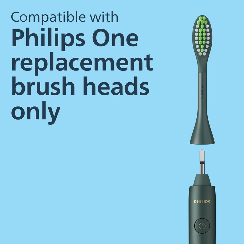 Philips Sonicare One by Sonicare Rechargeable Toothbrush, Sage, HY1200/28