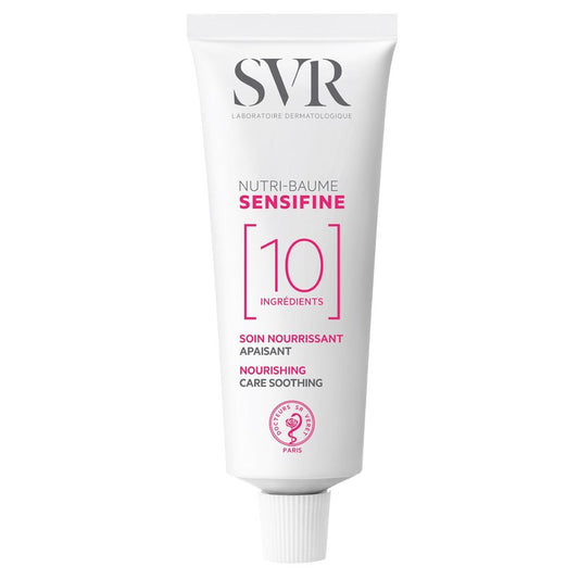 SVR - Sensifine Nutri-Balm - Soothing Moisturizer for Sensitive & Ultra-Sensitive Skin Relief - Face Cream - 24-Hour Hydration - for Hypoallergenic Use - 95% Naturally-Derived Ingredients - 1.3 fl.oz