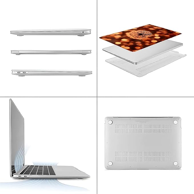 COTAIL Compatible with MacBook Air 13.3 13.6 Inch Case 2022 2021 2020 2019 Plastic Hard Shell Case Cover,13.6 Air (A2681) M2 2022, Dandelion