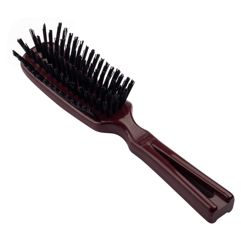 Stanley Commander for Her Hairbrush – Detangling Brush for Wet or Dry Hair – Nylon Bristles Reduce Frizz – Scalp Massager Hair Brush for Thick, Thin, Curly, Straight Hair (Black)