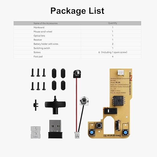 Wefuit for Bambu Lab Original Makerworld MH002 3D Printed Wireless Mouse Model Components DIY Creative Models-Compatible with Bambulab P1P/P1S,A1/A1 Mini,X1/X1C/X1E