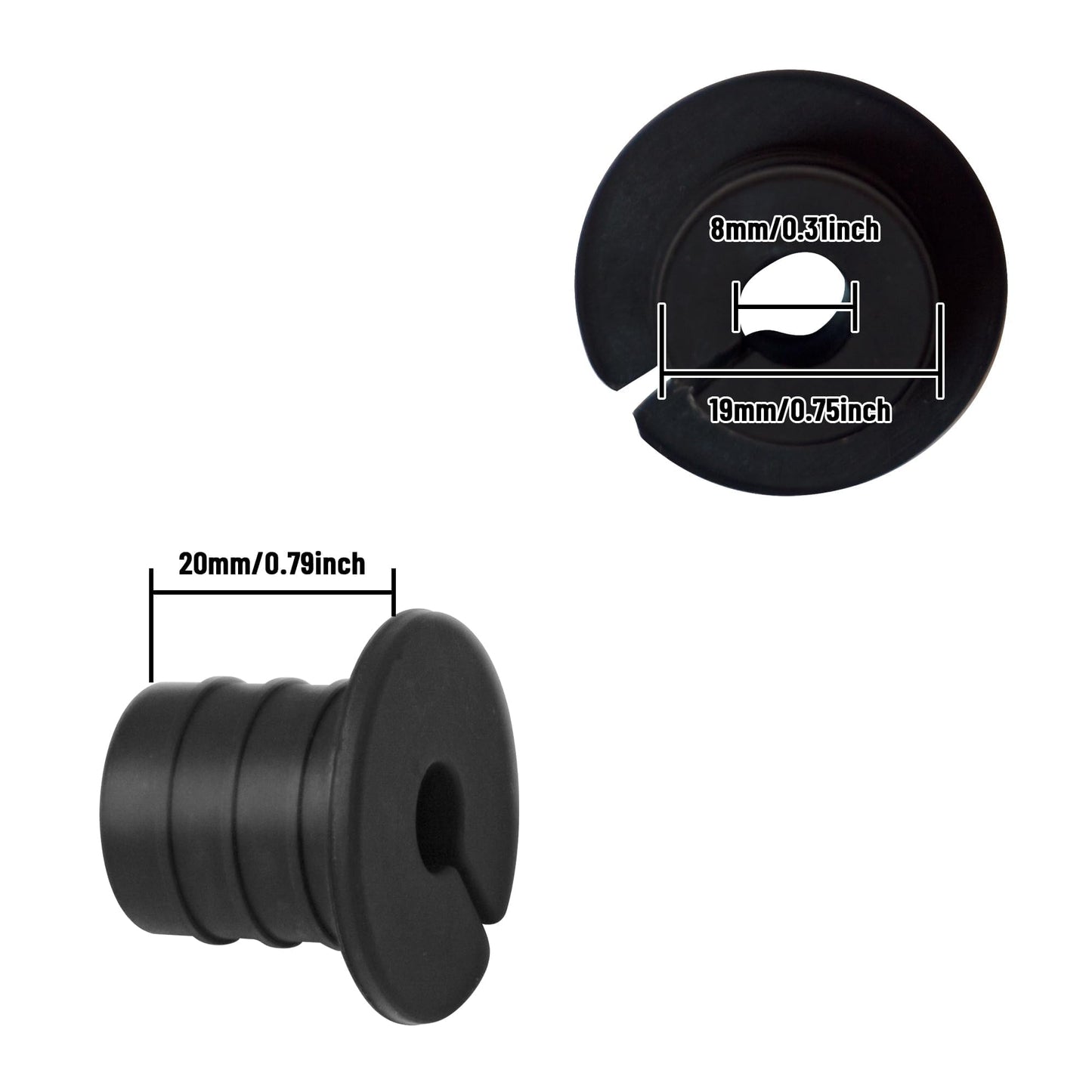 Cable Grommet Routing Kit for Starlink for 3/4 inch Wall Hole, Starlink Accessories, Silicone Cable Wall Pass, Starlink Anti-Slip Wall Grommets for Cables (3/4 inch) 2 Pcs