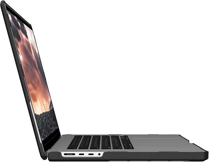 URBAN ARMOR GEAR UAG Designed for MacBook Pro 16" Case M5 2026 M4 2024 M3 2023 Pro/Max Chip Rugged Lightwieght Touch ID Military Grade Dropproof Laptop Cover, Plyo Translucent Clear Ice