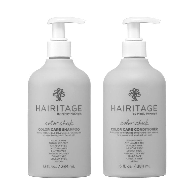 Color Check Moisturizing Shampoo & Conditioner Set - UV Protection for Color Treated Hair | 13oz Each (26oz Total)