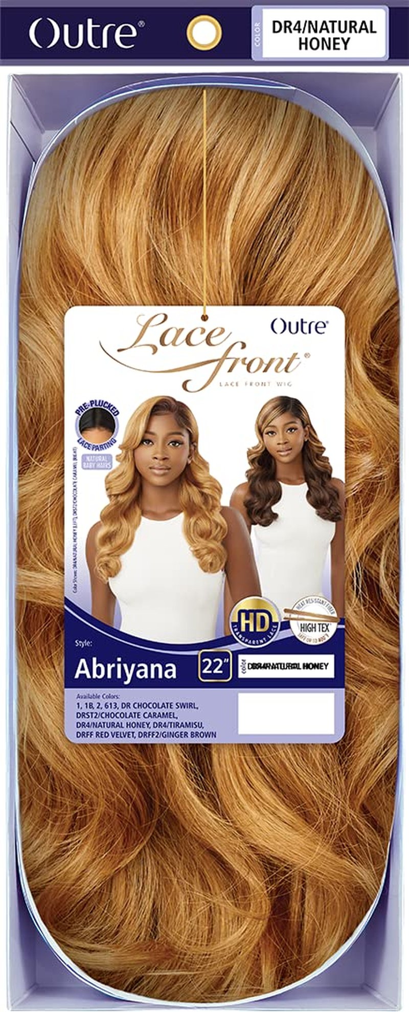 Outre Lace Front Wig - Abriyana in DRFF Red Velvet | Premium Quality Hairpiece