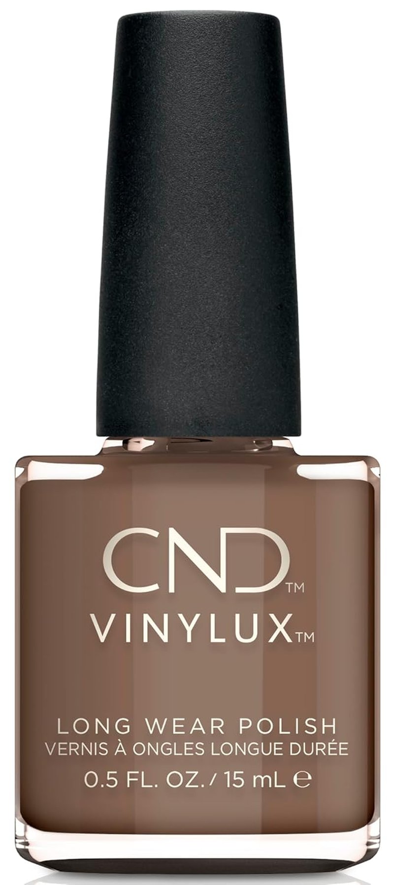 CND Vinylux Gray Nail Polish - Longwear Gel-Like Shine & Chip Resistant | 0.5 Fl Oz