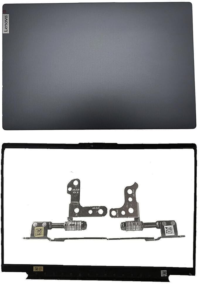 Wzqrps Replacement Laptop LCD Cover Back Rear Top Lid Hinges Front Bezel for Lenovo ideapad 5 15IIL05 15ARE05 15ITL05 15ALC05 5-15IIL05 5-15ARE05 5-15ITL05 5-15ALC05 5CB0X56073 5CB0Z31048 (Gray)