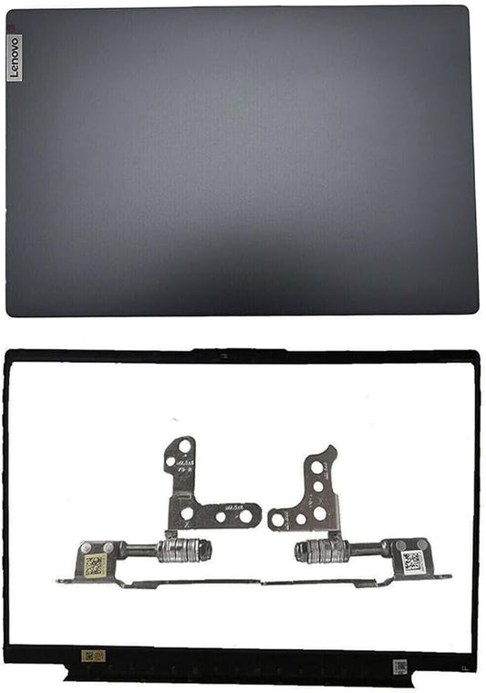 Wzqrps Replacement Laptop LCD Cover Back Rear Top Lid Hinges Front Bezel for Lenovo ideapad 5 15IIL05 15ARE05 15ITL05 15ALC05 5-15IIL05 5-15ARE05 5-15ITL05 5-15ALC05 5CB0X56073 5CB0Z31048 (Gray)