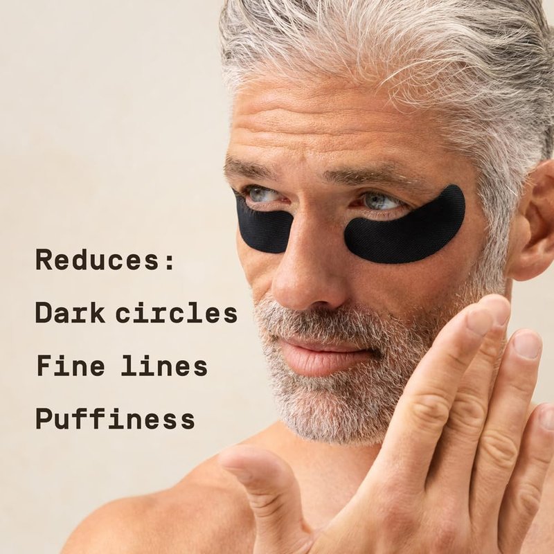 PAPATUI by Dwayne Johnson Fast-Acting Under Eye Patches for Men | Ageless Action to Reduce Puffiness, Dark Circles and Fine Lines | Made with Niacinamide, Hyaluronic Acid, Caffeine | 6ct