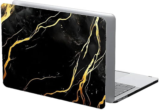 COTAIL Compatible with MacBook Air 13.3 13.6 Inch Case 2022 2021 2020 2019 Plastic Hard Shell Case Cover,13.3 Pro(A1706/A1708/A1989/A2159/A2289/A2338), Black Marble