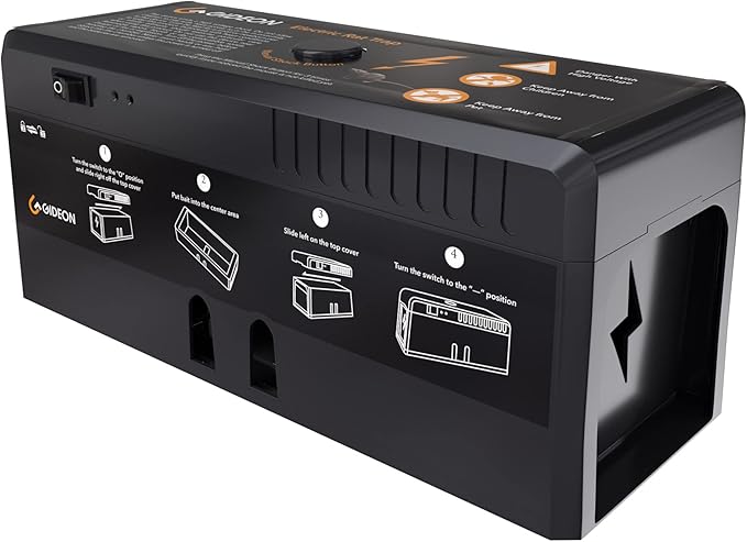 Eliminator Mouse Trap & Rat Trap-Electric Mouse Traps Indoor for Home- Humane pest Control Traps for Mice- No Touch, Reusable Rat Zapper Rodent Killer