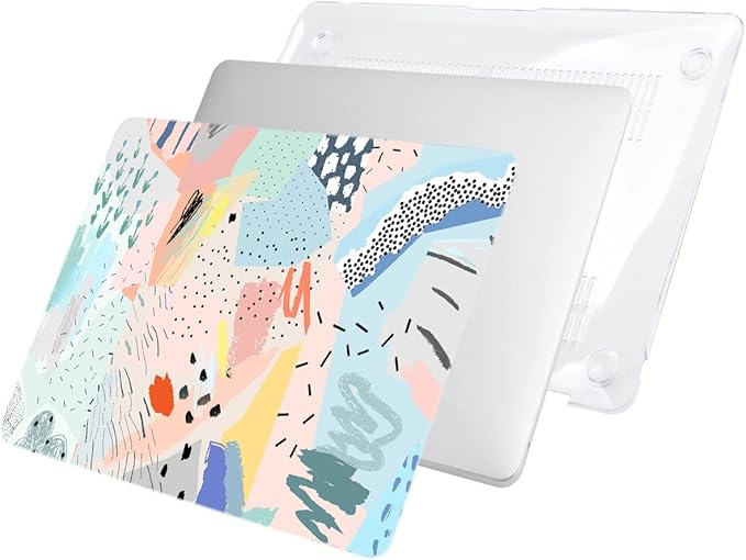 LanBaiLan Compatible for MacBook Pro 13 inch with Touch Bar M2 2026 2025 2024 2023 2022-2016 A2338 M1 A2251 A2289 A2159 A1989 A1708 A1706, Laptop Hardshell Case and Keyboard Cover, Graffiti