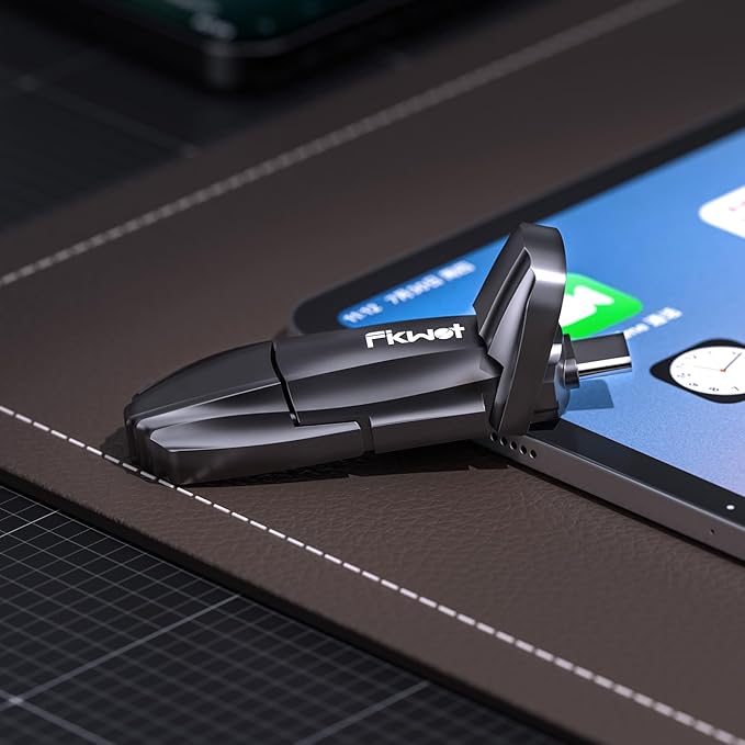 Fikwot External SSD USB Flash Drive 1TB, Up to 550MB/s 2-in-1 Type C+ USB A USB3.2 Gen2 Solid State Thumb Drive SSD Stick for iPhone 15/16/Android/Windows/Mac/PC/Laptops