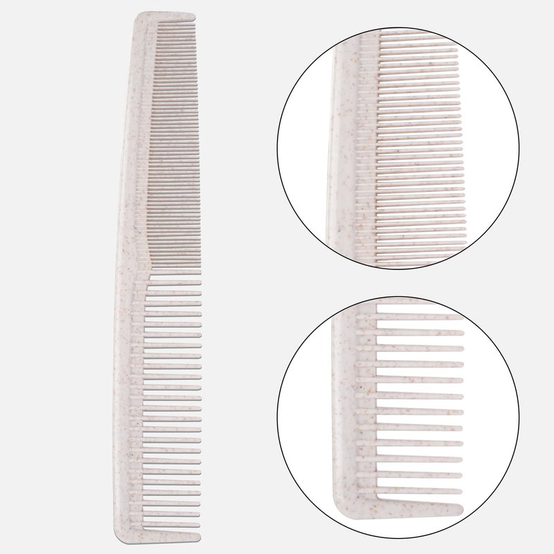 Hair Combs Bulk, Disposable Wheat Straw Combs Individually Wrapped Combs for Hotel, Travel, Airbnb, Charity, Church, Homeless (Pack of 100)
