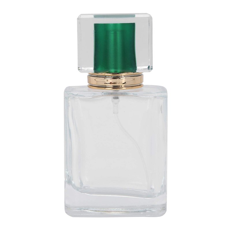 Yosoo 6Pcs 50ml Refillable Glass Perfume Bottles with Spray Atomizers for Aromatherapy Skincare - Multi-Color