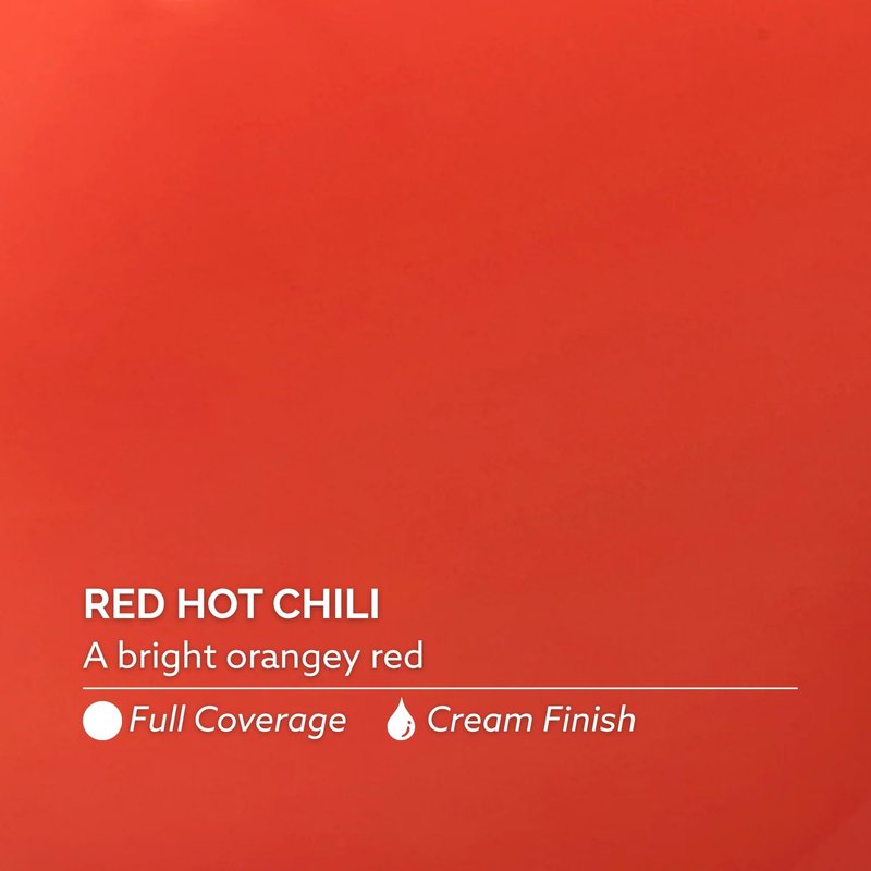 Dazzle Dry Nail Lacquer (Step 3) - Red Hot Chili - A bright orangey red. Full coverage cream. (0.5 fl oz)