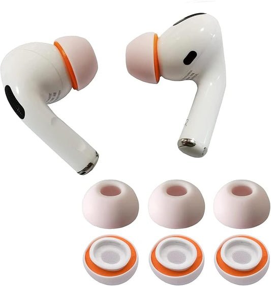 KASOTT Memory Foam Earbud Tips (Orange, 1Count (Pack of 1))