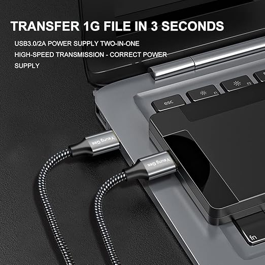 Yeung Qee USB 3.0 A to A Male Cable 15 ft,Super Speed Type A Male to Male Cable USB 3.0 Double End USB Cord for Hard Disk, Cameras,Laptop Cooler, DVD Player and More (15FT/5M)