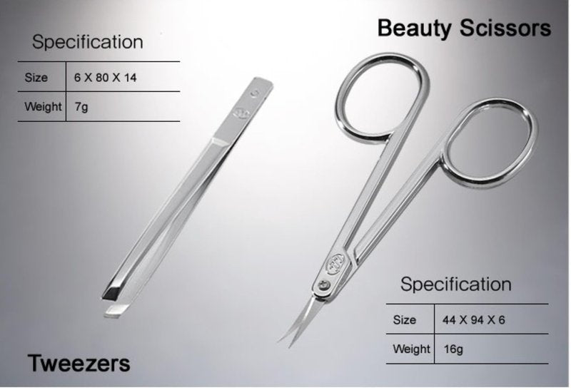 Korean Nail Clipper! World No. 1 Three Seven (777) Travel Manicure Grooming Kit Nail Clipper Set (6 PCs, 60YC), Made in Korea, Since 1975