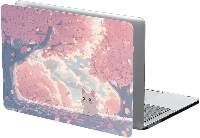 COTAIL Compatible with MacBook Air 13.3 13.6 Inch Case 2022 2021 2020 2019 Plastic Hard Shell Case Cover,13.6 Air (A2681) M2 2022, Cute Cat