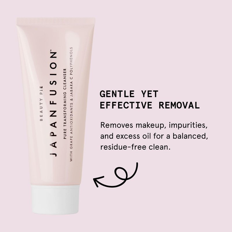 Beauty Pie Japanfusion Pure Transforming Cleanser – Triple-Texture Gel Oil, Milk Facial Cleanser, Antioxidant-Rich, Fragrance-Free, All Skin Types