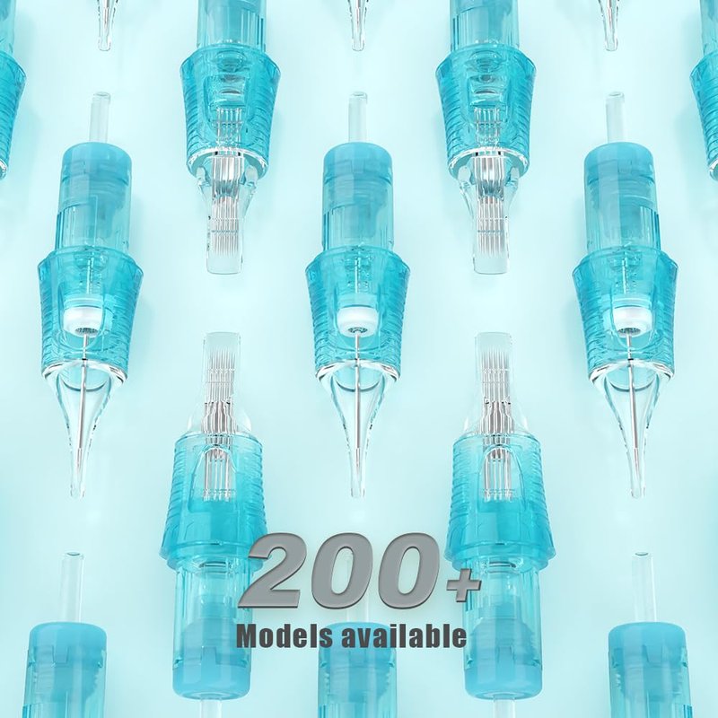 Tattoo Cartridge Needles - 20 Pcs #10 Bugpin 23 Curved Magnum | 0.30mm Diameter, Long Taper 5mm