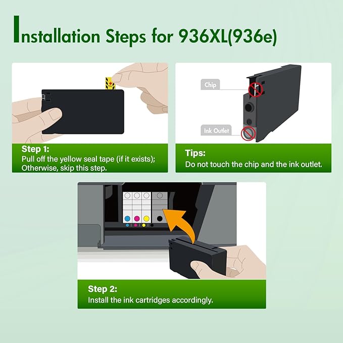 Toner H-Party Ink Cartridges Replacement for Printer