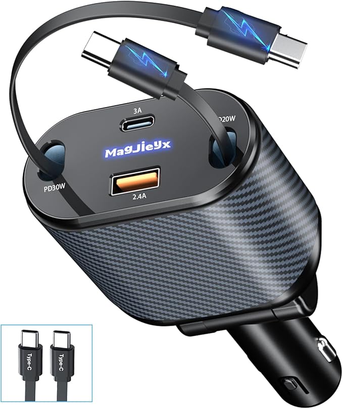 MAGJIEYX Magnetic Car Charger Mount for Fast Wireless Charging for iPhone16/15/14/13/Pro Max Plus Vent&Dashboard Strong Magnets Phone Holder Deep Gray