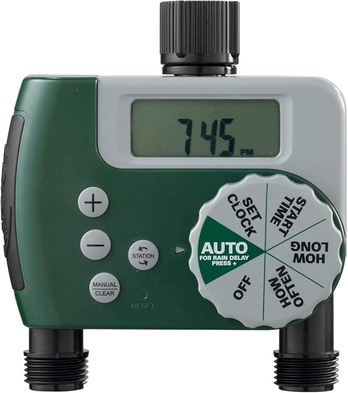 2-Pack Orbit 58910 Digital 2 Outlet Hose Faucet Timer (2 Total Timers)