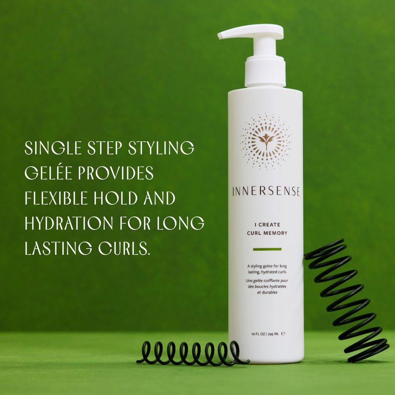 INNERSENSE Organic Beauty - I Create Curl Memory Gel | Non-Toxic, Cruelty-Free Haircare (10 oz | 295 ml)