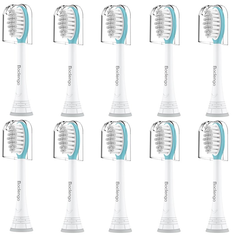 Boclengo Kids Replacement Heads for Philips Sonicare Kids Toothbrush Heads,for Phillips Sonicare HX6042/94, HX6340,HX6321,HX6320/30,Standard Child Brush Head for Philips Sonic Care,7-12,10 Pcs