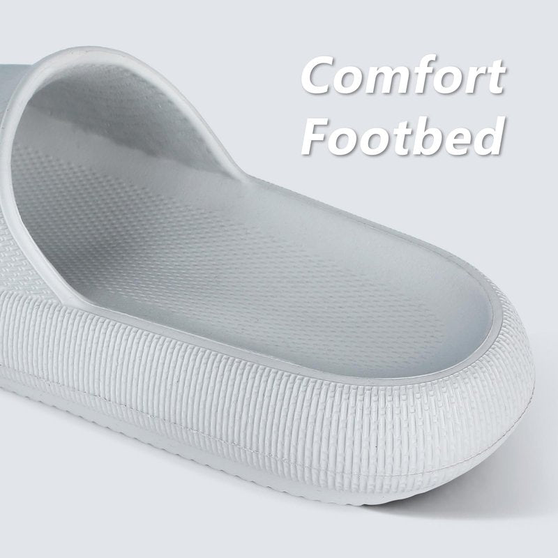 Menore Slippers for Women and Men Quick Drying, Parent-Child EVA Open Toe Soft Slippers, Non-Slip Soft Shower Spa Bath Pool Gym Beach House Sandals for Indoor & Outdoor