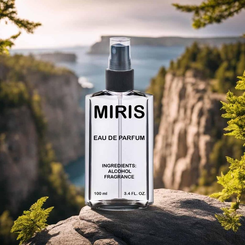 MIRIS No. 35470, Inspired by Chrome, Long-Lasting Eau de Parfum for Men, Spray 3.4 Fl Oz / 100 ml